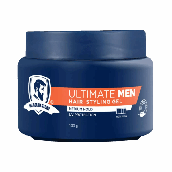 The Beard Story Hair Styling Gel for Medium Hold (100gm) - The Beard Story