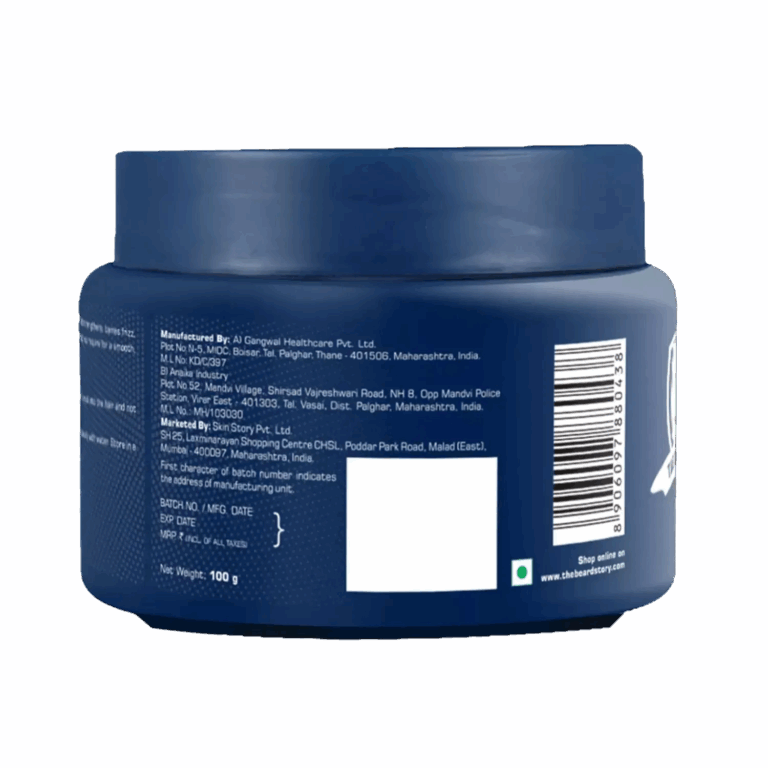 The Beard Story Hair Styling Gel for Strong Hold (100gm) - The Beard Story