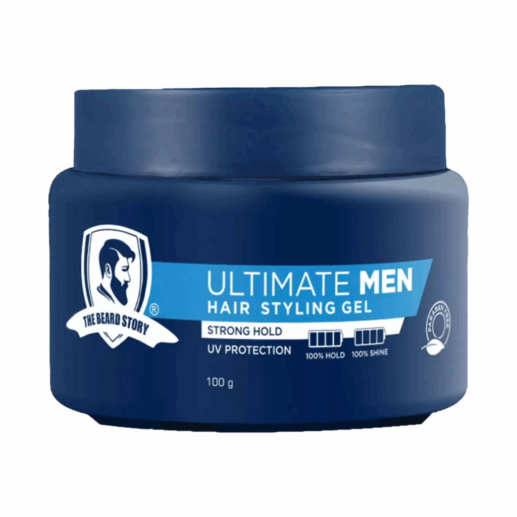 The Beard Story Hair Styling Gel for Strong Hold (100gm) - The Beard Story