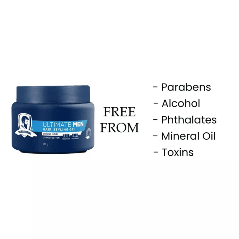The Beard Story Hair Styling Gel for Strong Hold (100gm) - The Beard Story