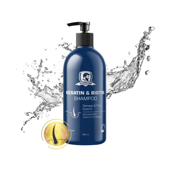 The Beard Story Keratin & Biotin Shampoo (250ml) - The Beard Story