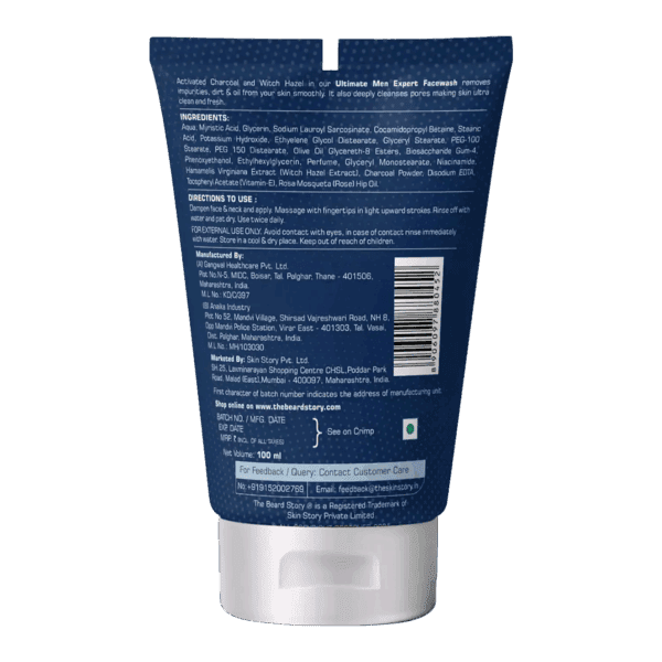 The Beard Story Ultimate Men Expert Face Wash (100gm) - The Beard Story