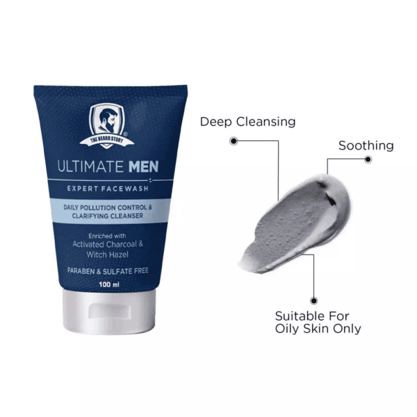 The Beard Story Ultimate Men Expert Face Wash (100gm) - The Beard Story