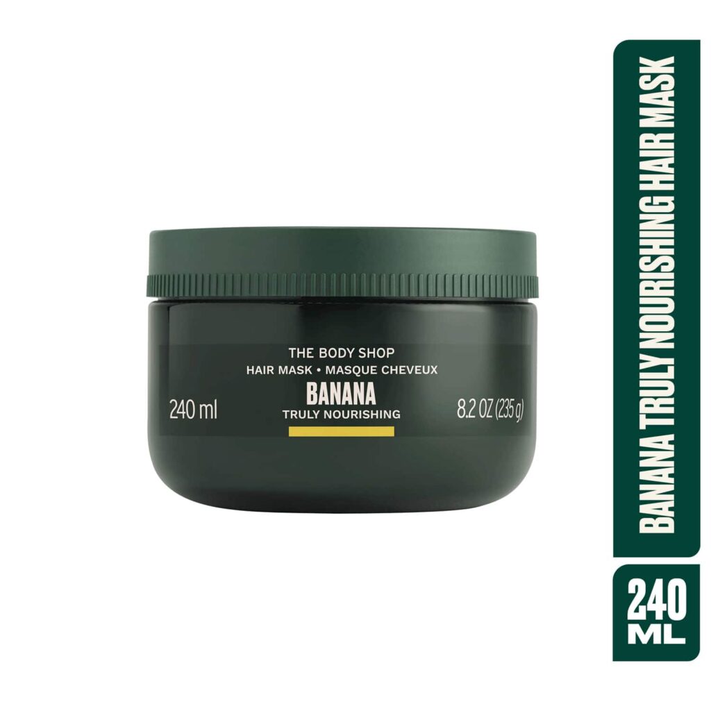 The Body Shop Banana Truly Nourishing Hair Mask (240ml) - The Body Shop