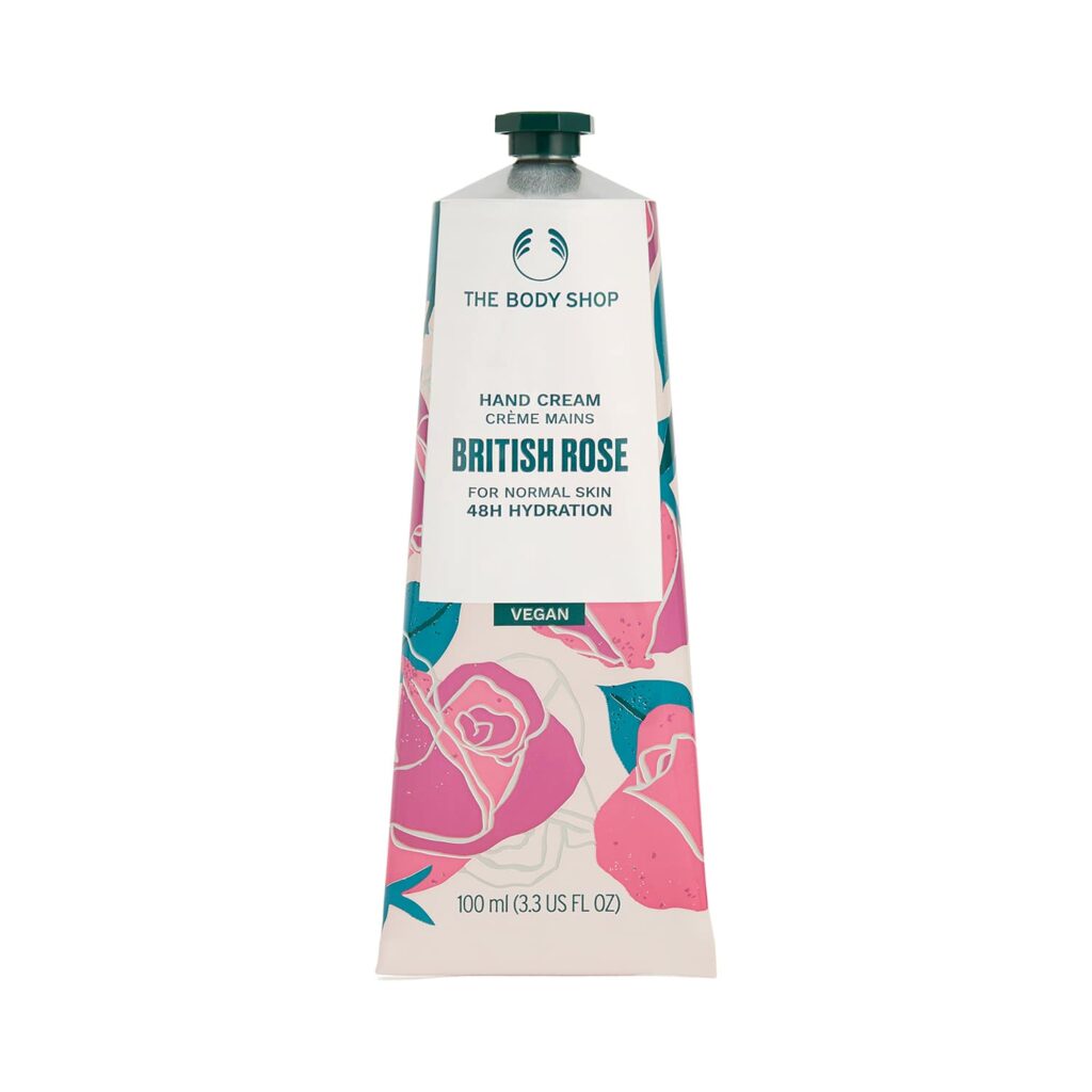 The Body Shop British Rose Hand Cream (100ml) - The Body Shop