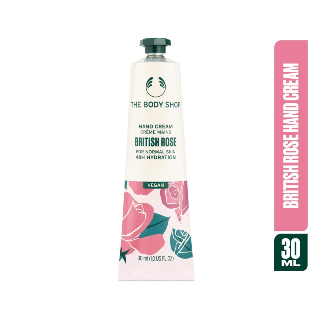 The Body Shop British Rose Hand Cream (30ml) - The Body Shop