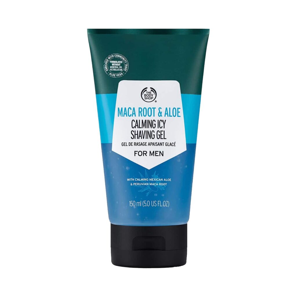 The Body Shop Maca Root & Aloe Calming Icy Shaving Gel (150ml) - The Body Shop