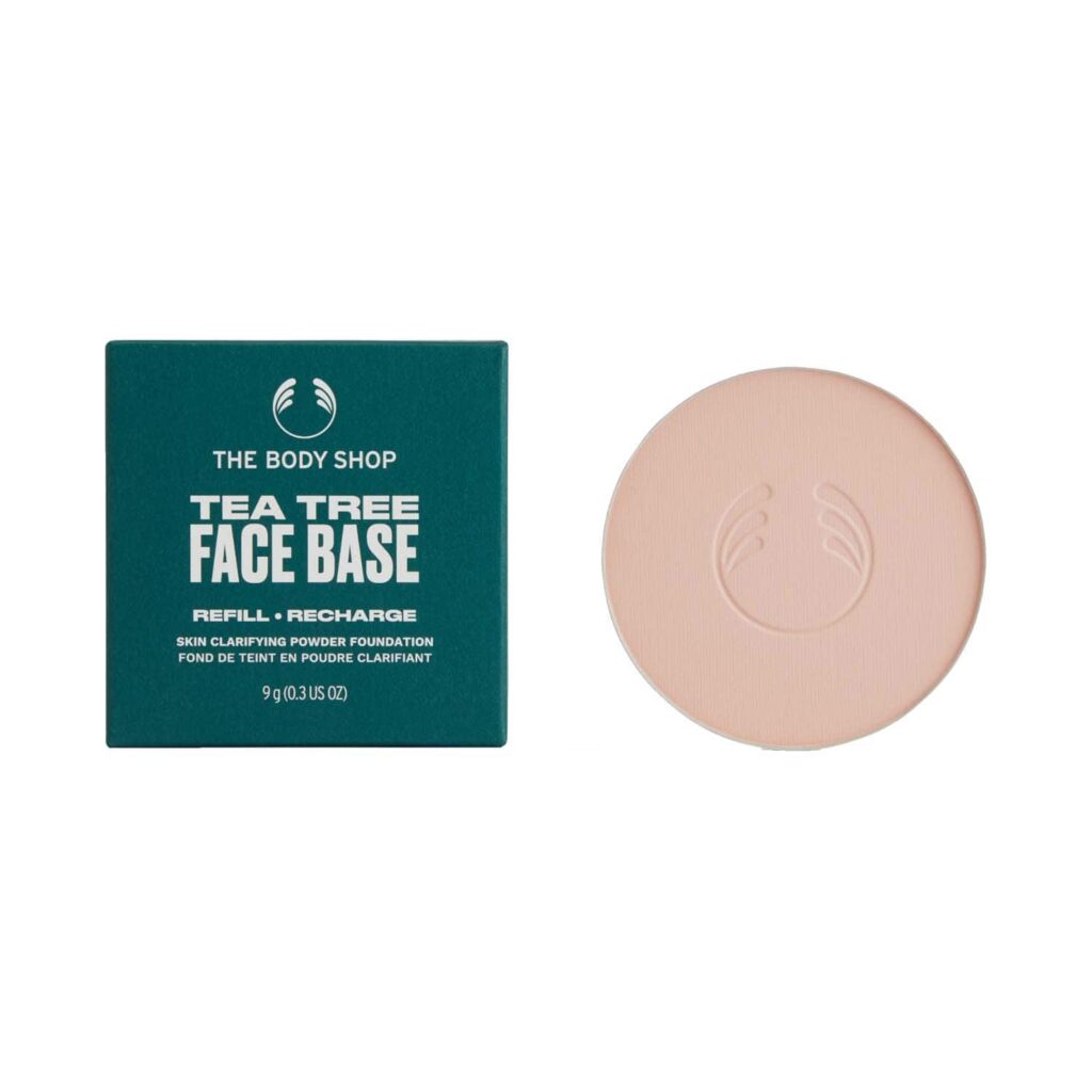 The Body Shop Tea Tree Face Base Compact - Light 1C (9 g) - The Body Shop