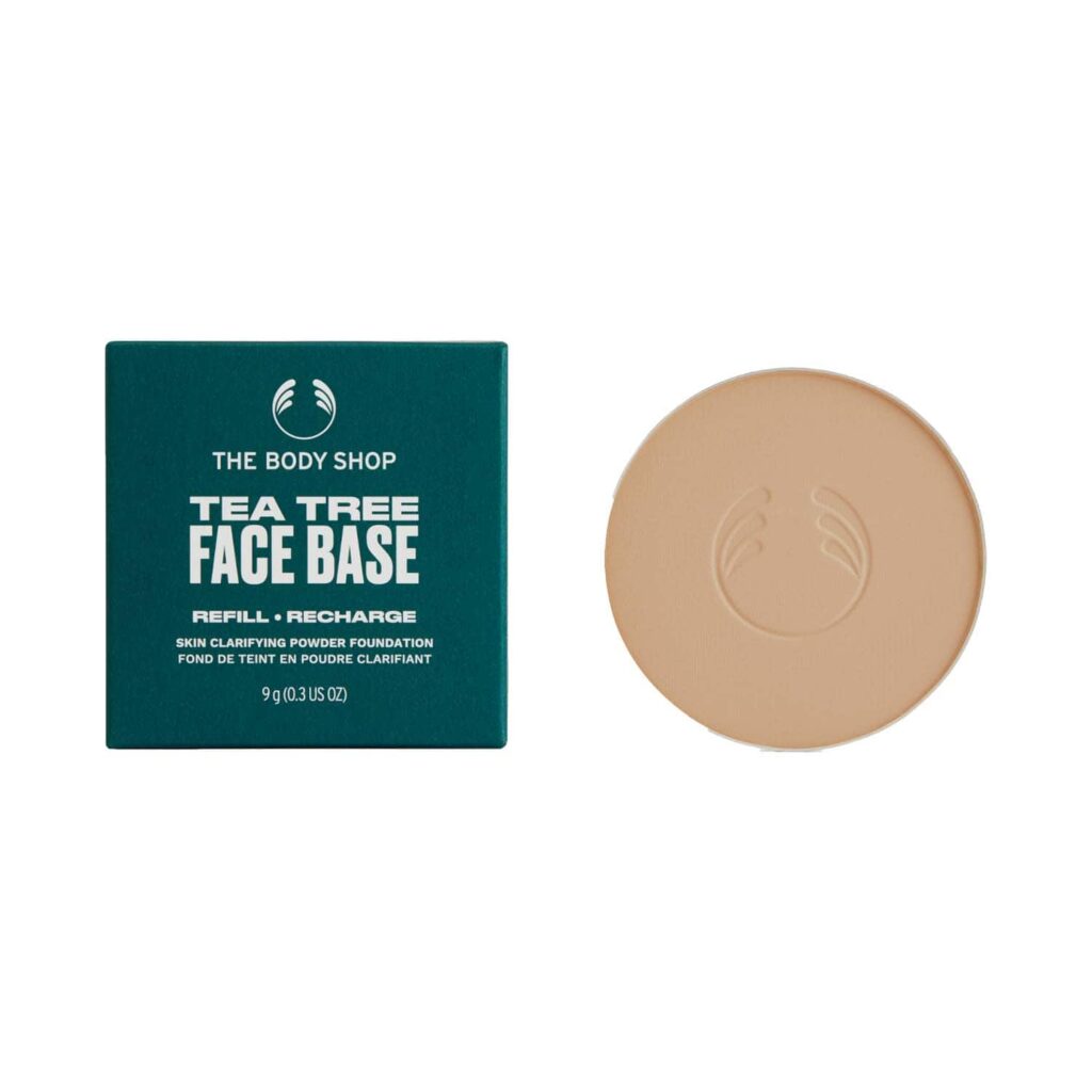 The Body Shop Tea Tree Face Base Compact - Light 3W (9 g) - The Body Shop