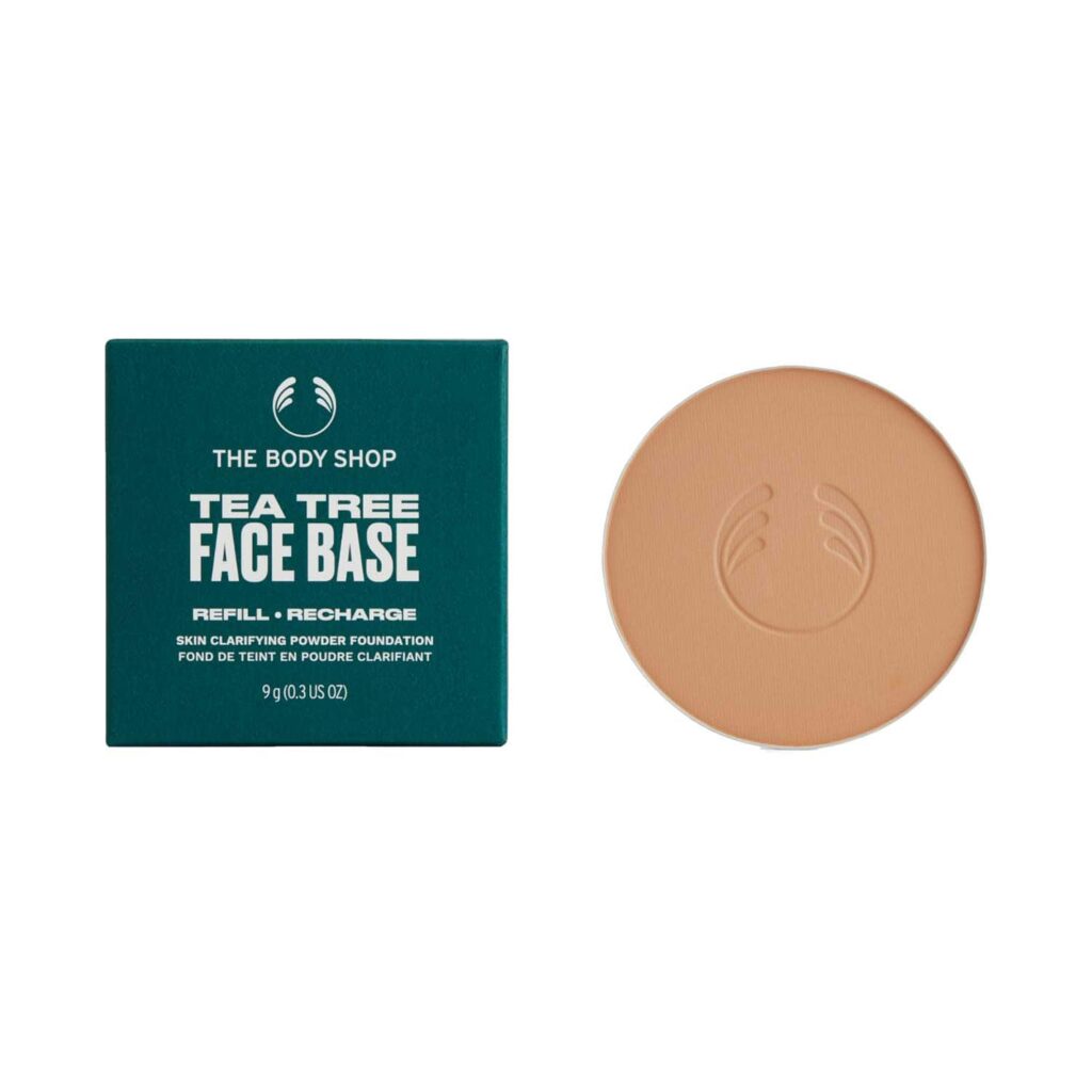 The Body Shop Tea Tree Face Base Compact - Medium 1C (9 g) - The Body Shop