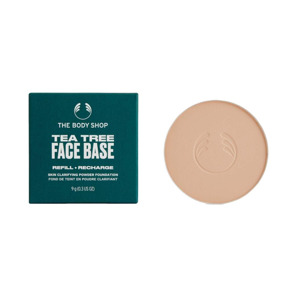 The Body Shop Tea Tree Face Base Compact - Medium 1N (9 g) - The Body Shop