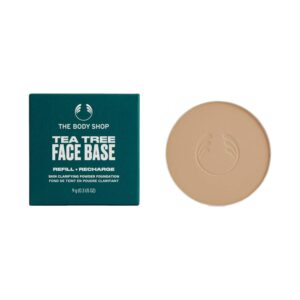 The Body Shop Tea Tree Face Base Compact - Tan 1W (9 g) - The Body Shop
