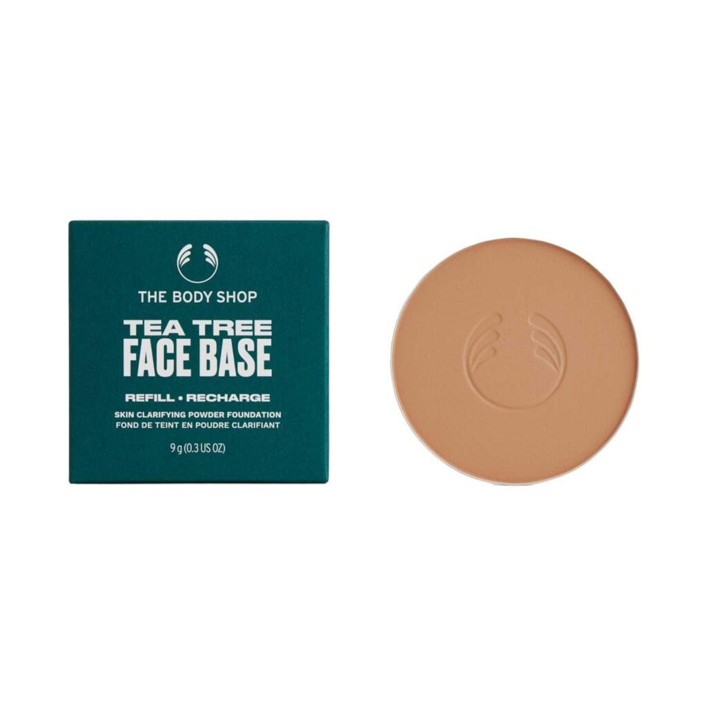 The Body Shop Tea Tree Face Base Compact - Tan 2W (9 g) - The Body Shop