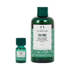The Body Shop Tea Tree Facial Wash & Face Oil Combo - The Body Shop