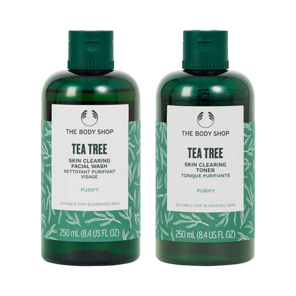 The Body Shop Tea Tree Facial Wash & Toner Combo - The Body Shop