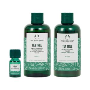 The Body Shop Tea Tree Facial Wash, Toner & Oil Combo - The Body Shop