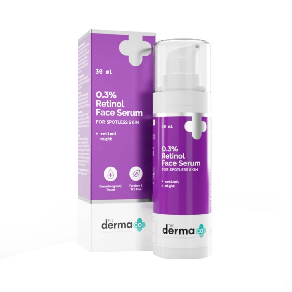 The Derma Co 0.3% Retinol Face Serum (30ml) - The Derma Co
