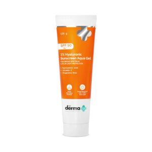 The Derma Co 1% Hyaluronic Sunscreen Aqua Gel (125 g) - The Derma Co