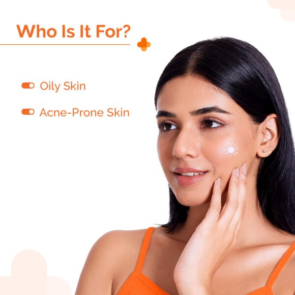 The Derma Co 1% Hyaluronic Sunscreen Oil-Free Gel Lightweight Sunscreen Acne-Prone Skin (50 g) - The Derma Co