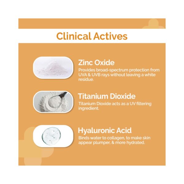 The Derma Co 1% Hyaluronic Tinted Sunscreen Gel SPF 60 PA++ (50g) - The Derma Co