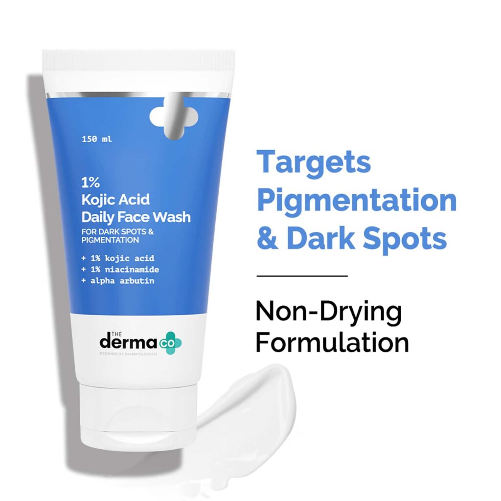 The Derma Co 1% Kojic Acid Daily Face Wash (150 ml) - The Derma Co
