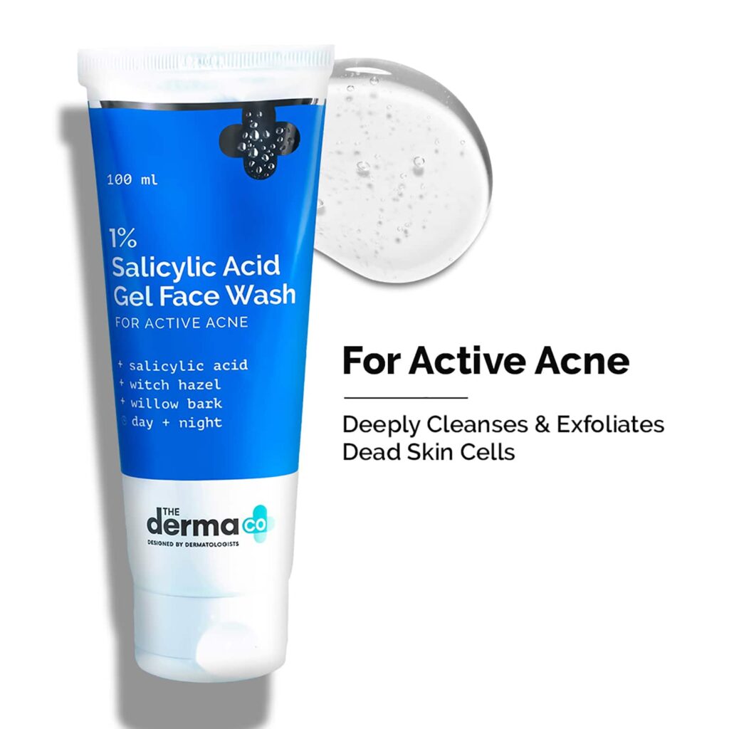 The Derma Co 1% Salicylic Acid Gel Face Wash (100ml) - The Derma Co