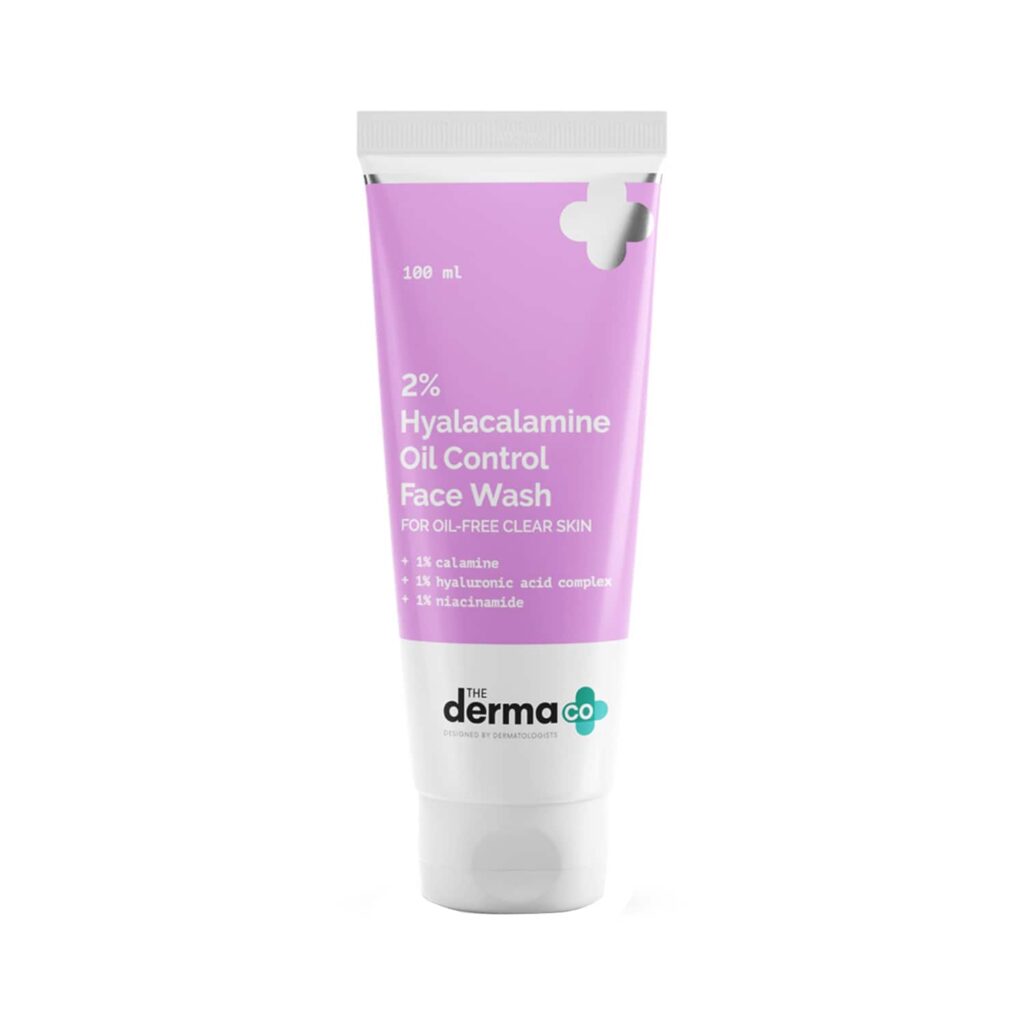 The Derma Co 2% Hyala Calamine Oil Control Face Wash (100ml) - The Derma Co