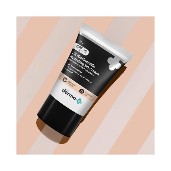 The Derma Co 2% Niacinamide Hydrating BB Cream SPF 30 PA++ - 01 Ivory (30g) - The Derma Co