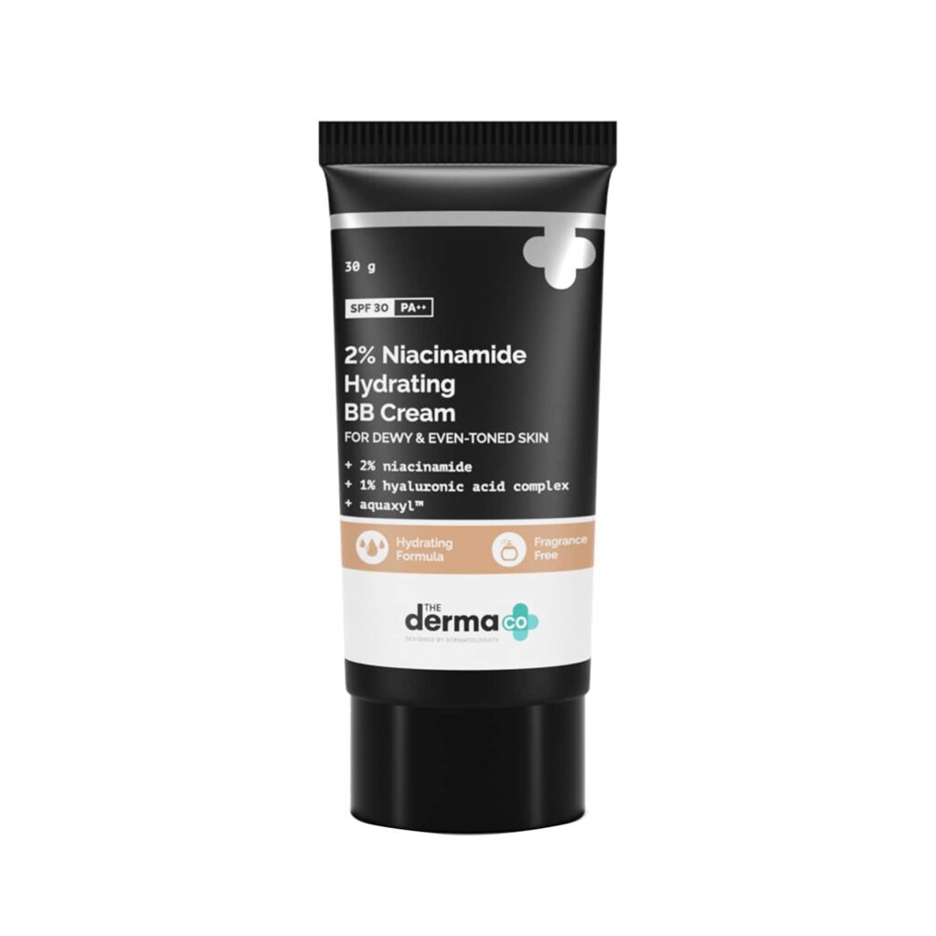 The Derma Co 2% Niacinamide Hydrating BB Cream With SPF 30 PA++ - Beige (30g) - The Derma Co