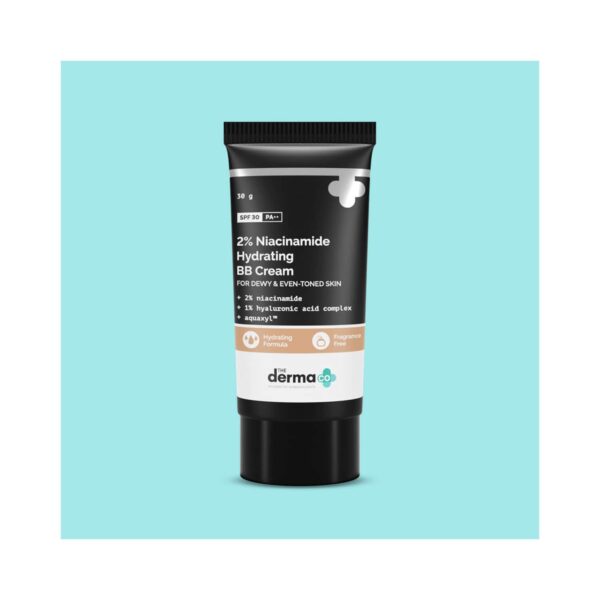 The Derma Co 2% Niacinamide Hydrating BB Cream With SPF 30 PA++ - Beige (30g) - The Derma Co