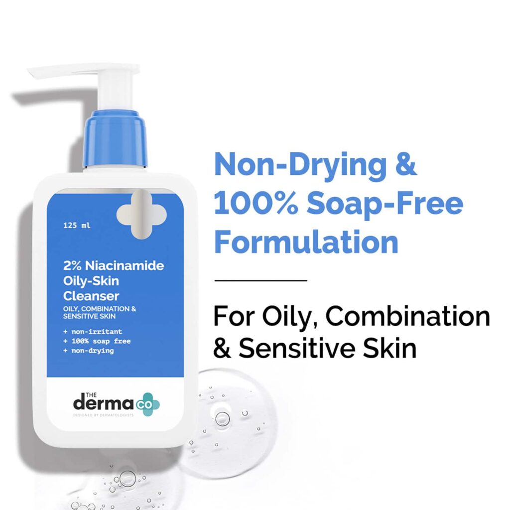 The Derma Co. 2% Niacinamide Oily Skin Cleanser (125 ml) - The Derma Co
