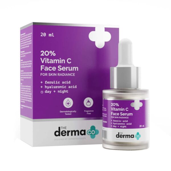 The Derma Co 20% Vitamin C Face Serum (20ml) - The Derma Co