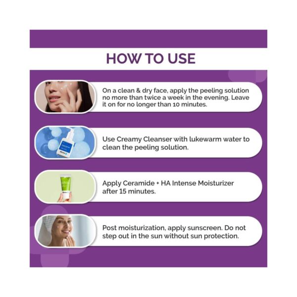 The Derma Co 30% Aha + 2% Bha Face Peeling Solution (30ml) - The Derma Co