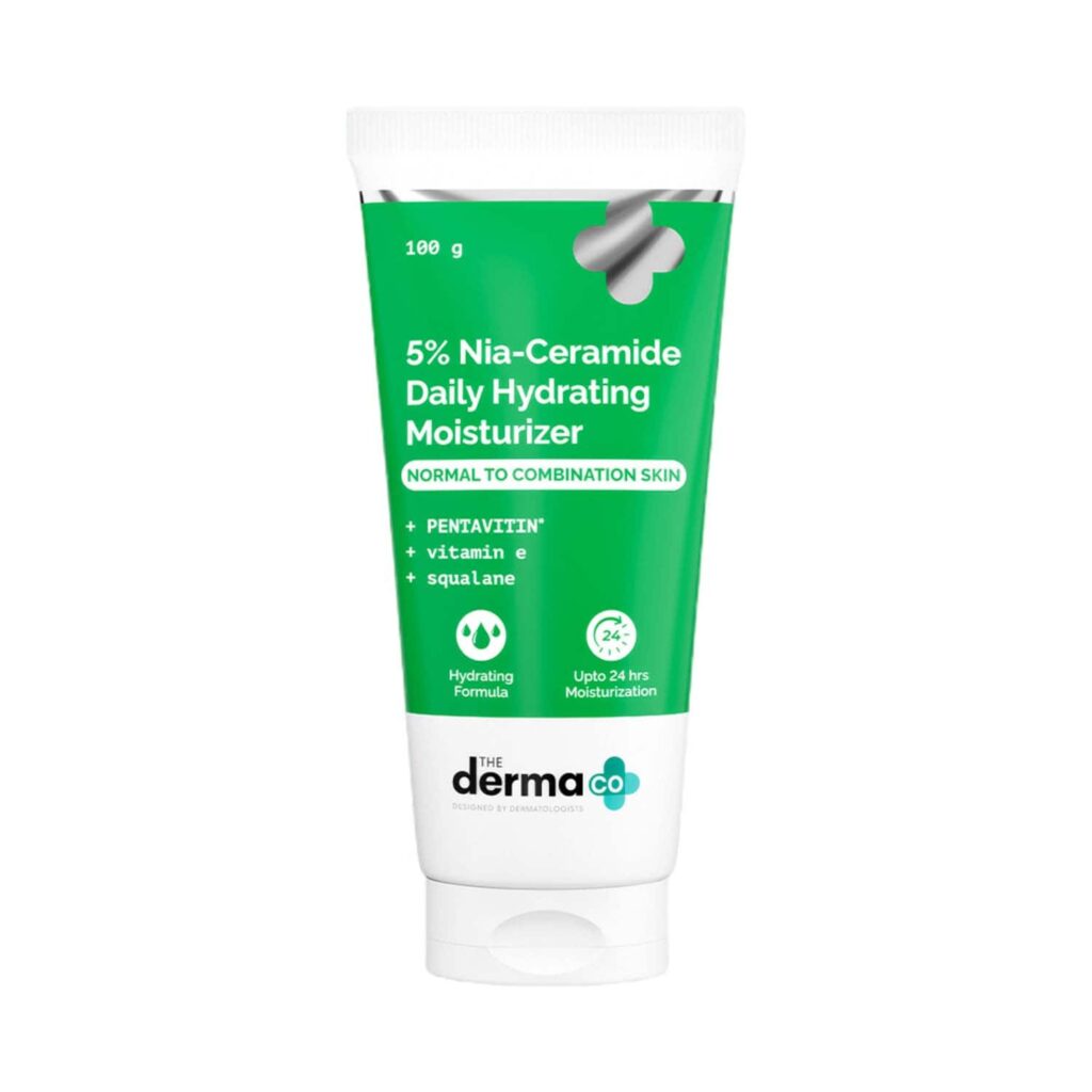 The Derma Co 5% Nia-Ceramide Daily Hydrating Moisturizer (100 g) - The Derma Co