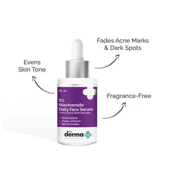 The Derma Co 5% Niacinamide Face Serum (30ml) - The Derma Co