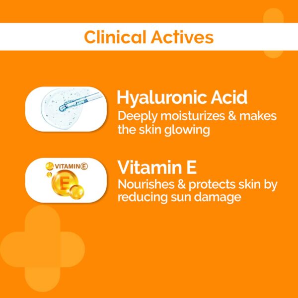 The Derma Co Hyaluronic 1% Long Lasting Sunscreen Hyaluronic Acid & Vitamine E (50 g) - The Derma Co