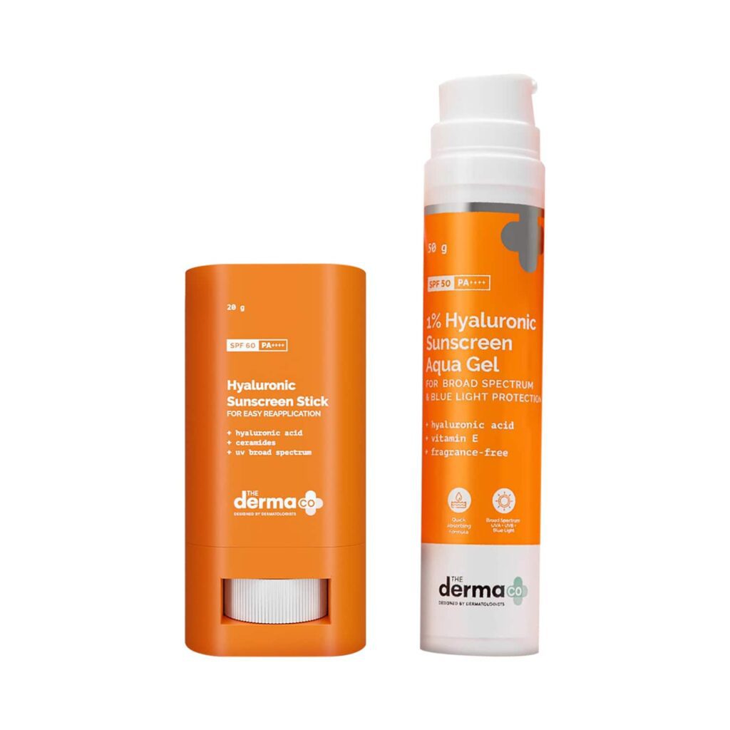 The Derma Co Hyaluronic Sunscreen Essentials Combo - The Derma Co