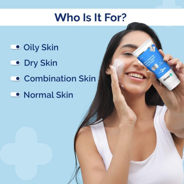 The Derma Co Nia-Ceramide Barrier Repair Face Wash (80 ml) - The Derma Co