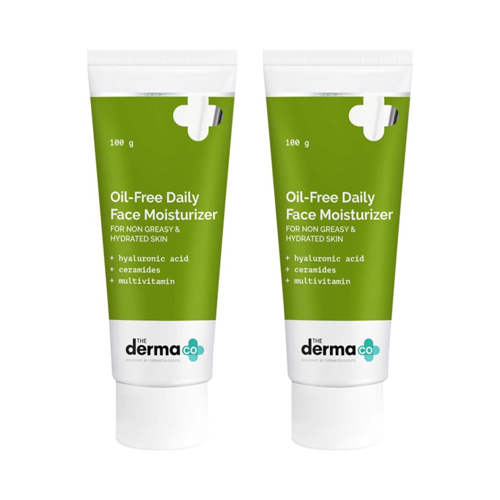 The Derma Co Oil-Free Daily Face Moisturizer Combo Pack of 2 (100g) - The Derma Co
