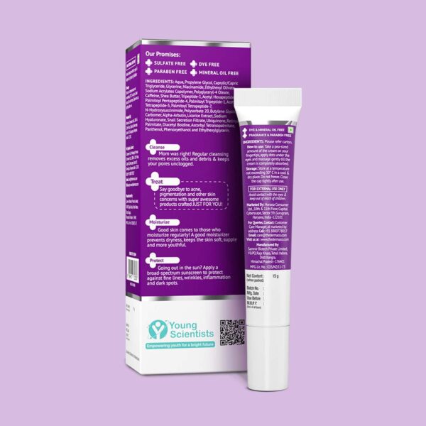 The Derma Co Snail Peptide 96 Under Eye Repair Cream (15 g) - The Derma Co