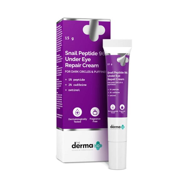 The Derma Co Snail Peptide 96 Under Eye Repair Cream (15 g) - The Derma Co