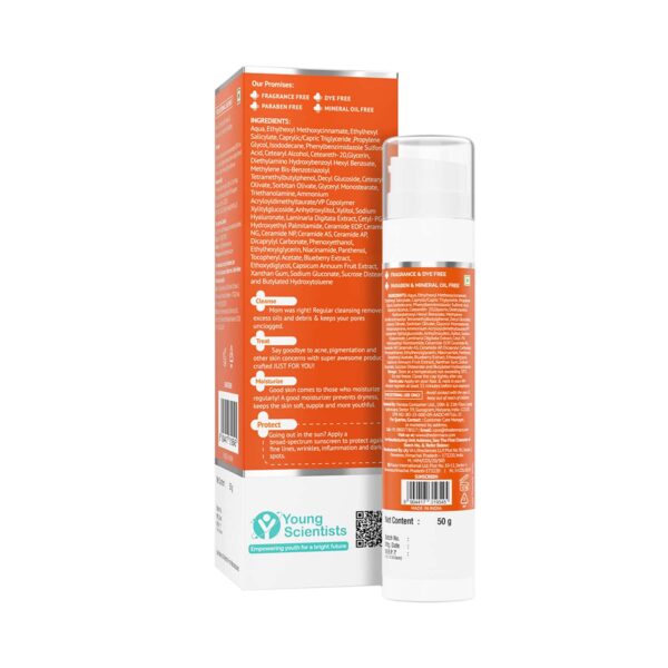 The Derma Co1% Hyaluronic Sunscreen Hydrating Gel SPF 50 PA ++++ for Sensitive Skin (50 g) - The Derma Co
