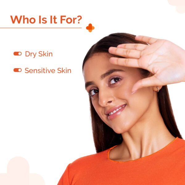 The Derma Co1% Hyaluronic Sunscreen Hydrating Gel SPF 50 PA ++++ for Sensitive Skin (50 g) - The Derma Co