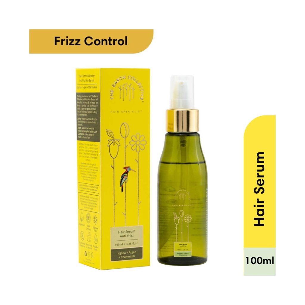 The Earth Collective Anti Frizz Hair Serum (100 ml) - The Earth Collective