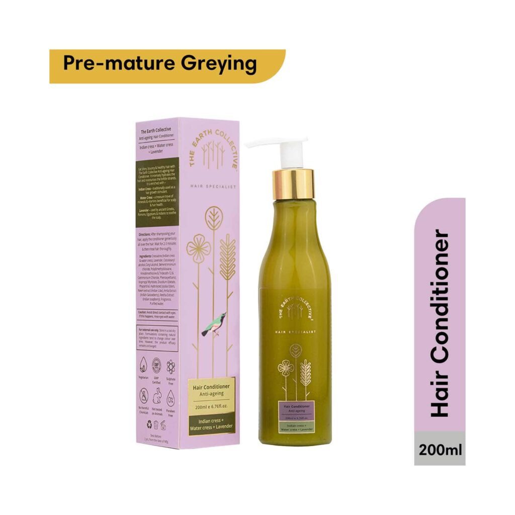 The Earth Collective Hair Conditioner For Anti-Ageing (200 ml) - The Earth Collective