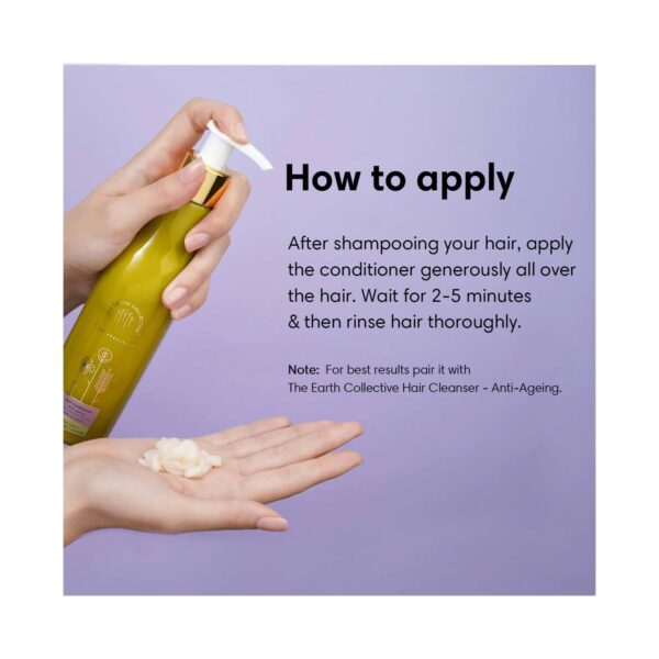 The Earth Collective Hair Conditioner For Anti-Ageing (200 ml) - The Earth Collective