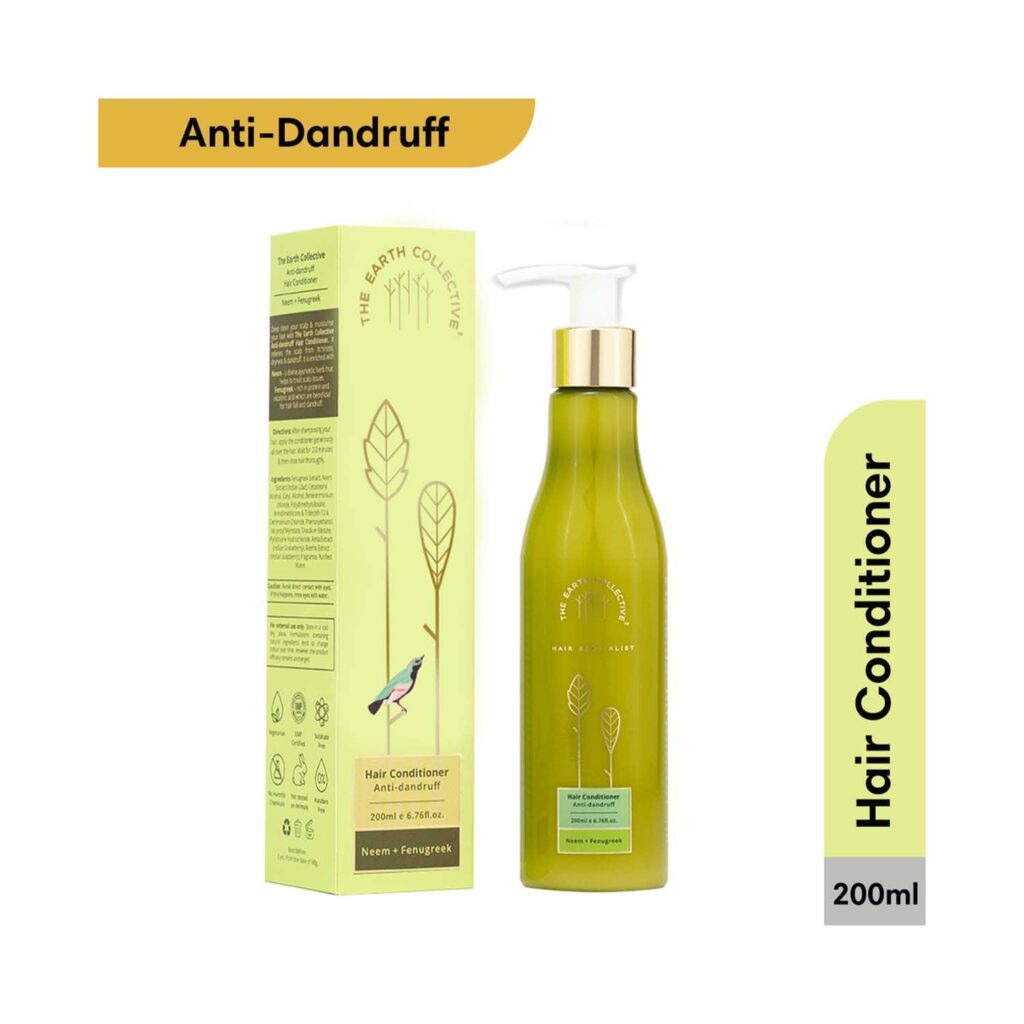 The Earth Collective Hair Conditioner For Anti-Dandruff (200 ml) - The Earth Collective