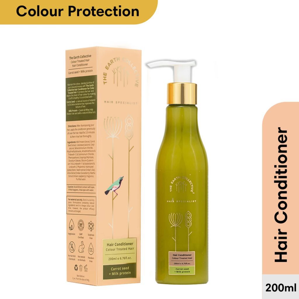 The Earth Collective Hair Conditioner For Color Treated Hair (200 ml) - The Earth Collective