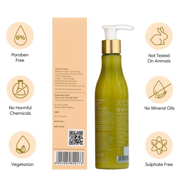 The Earth Collective Hair Conditioner For Color Treated Hair (200 ml) - The Earth Collective