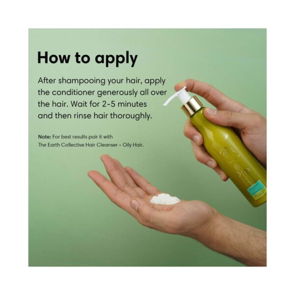 The Earth Collective Hair Conditioner For Oily Hair (200 ml) - The Earth Collective
